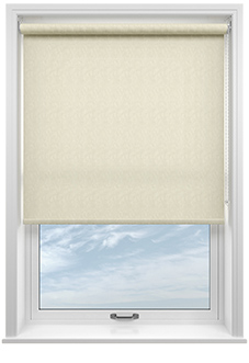 Perla, Powder White - Roller Blind